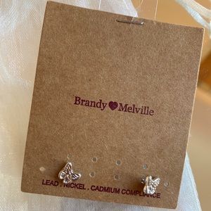Brandy Melville Butterfly Earrings